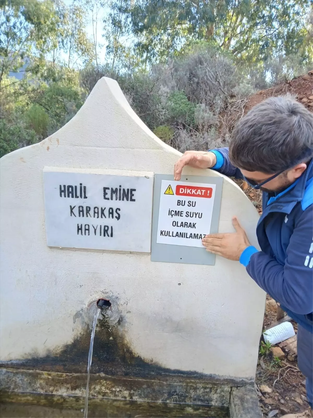 Datça\'da 5 Çeşmeye İçilemez Uyarısı