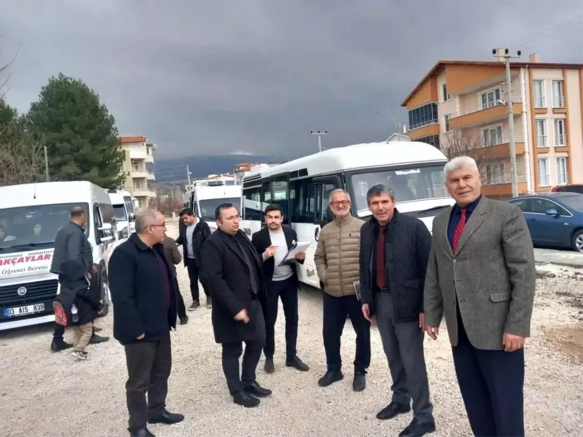 Dinar\'da Öğrenci Servislerine Denetim