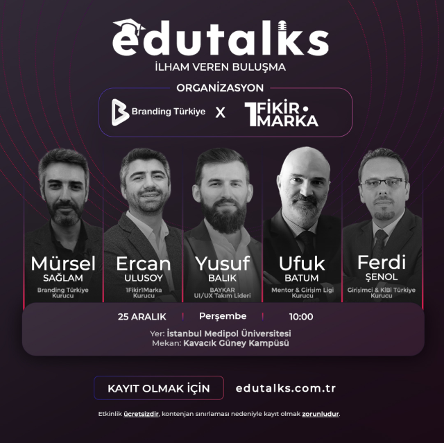 EduTalks etkinliği 25 Aralık'ta İstanbul Medipol Üniversitesi'nde EduTalks etkinliği 25 Aralık'ta İstanbul Medipol Üniversitesi'nde