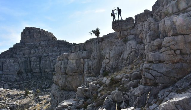 Giden Gelmez Dağları'nın korkutan uçurumları