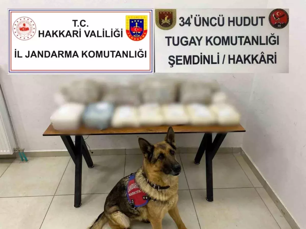 Şemdinli\'de Uyuşturucu Operasyonu