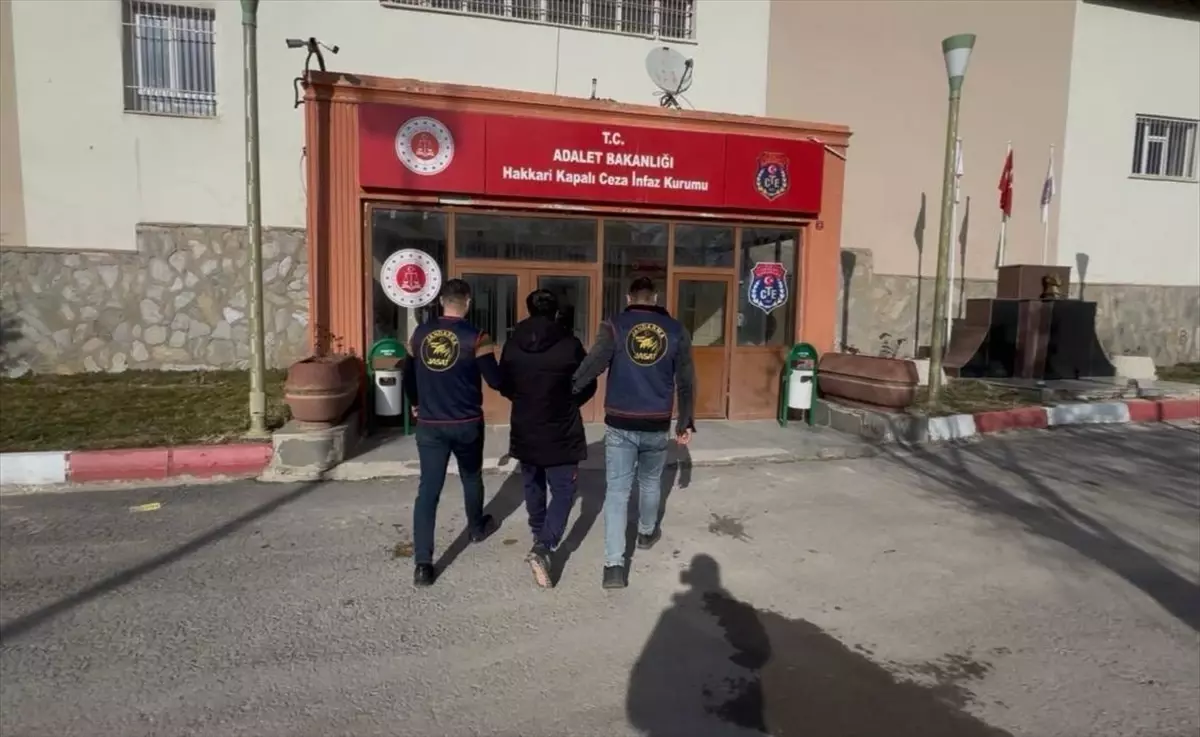 Hakkari\'de Hükümlü Yakalandı