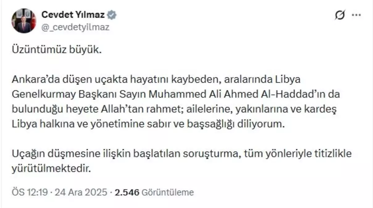 Libya askeri heyetini taşıyan jetin karakutusu bulundu
