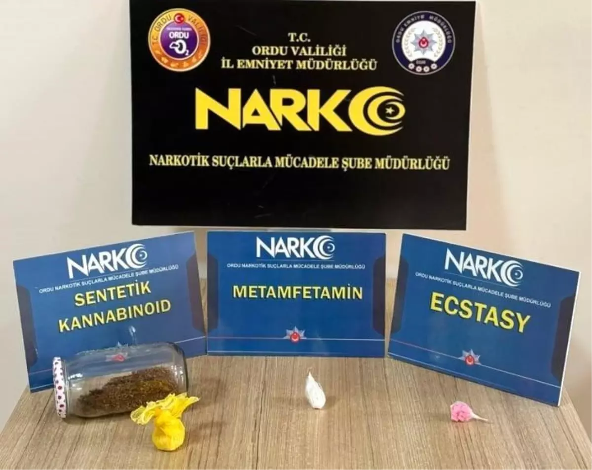 Ordu\'da Uyuşturucu Operasyonu: 1 Tutuklama