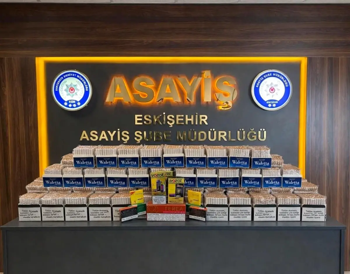Eskişehir\'de Bandrolsüz Sigaralara Baskın