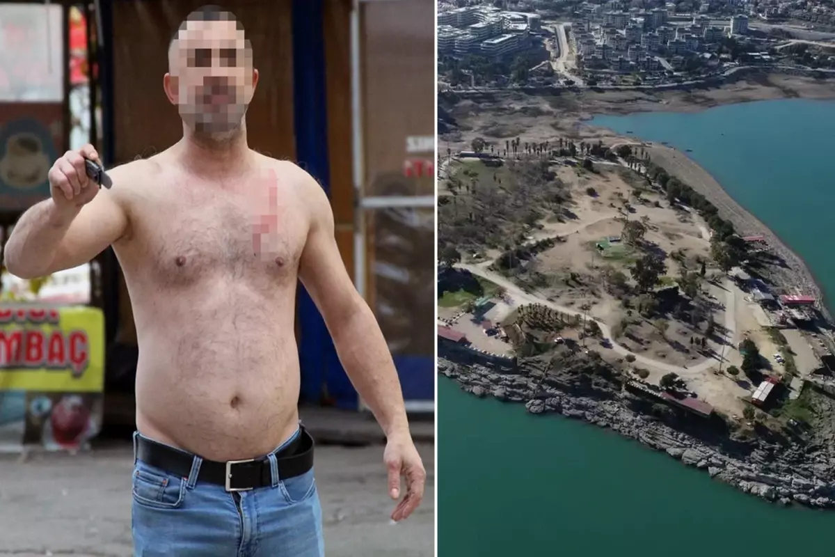 4 gün mühlet verildi, adaya giren polis kaçak yapıları tek tek yıktı