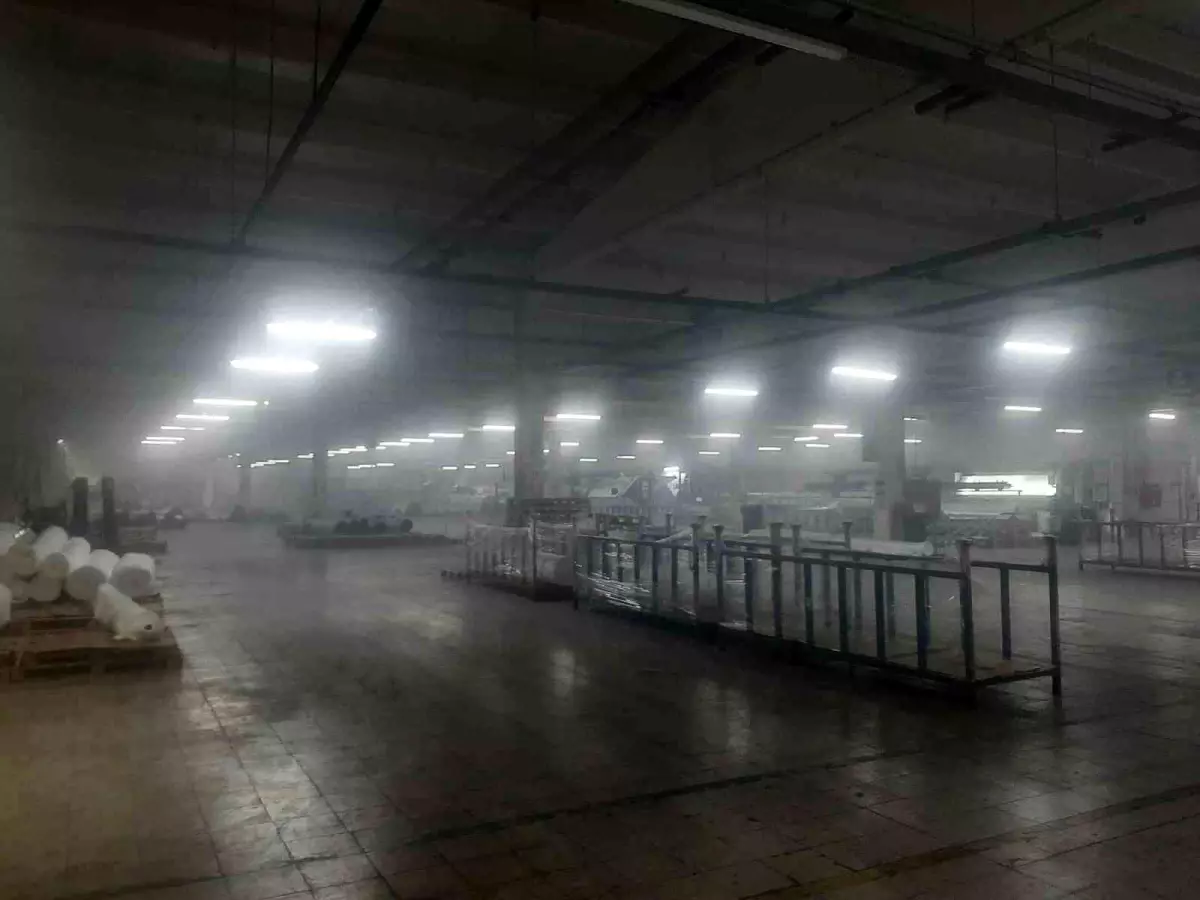 Bilecik\'te Tekstil Fabrikasında Yangın