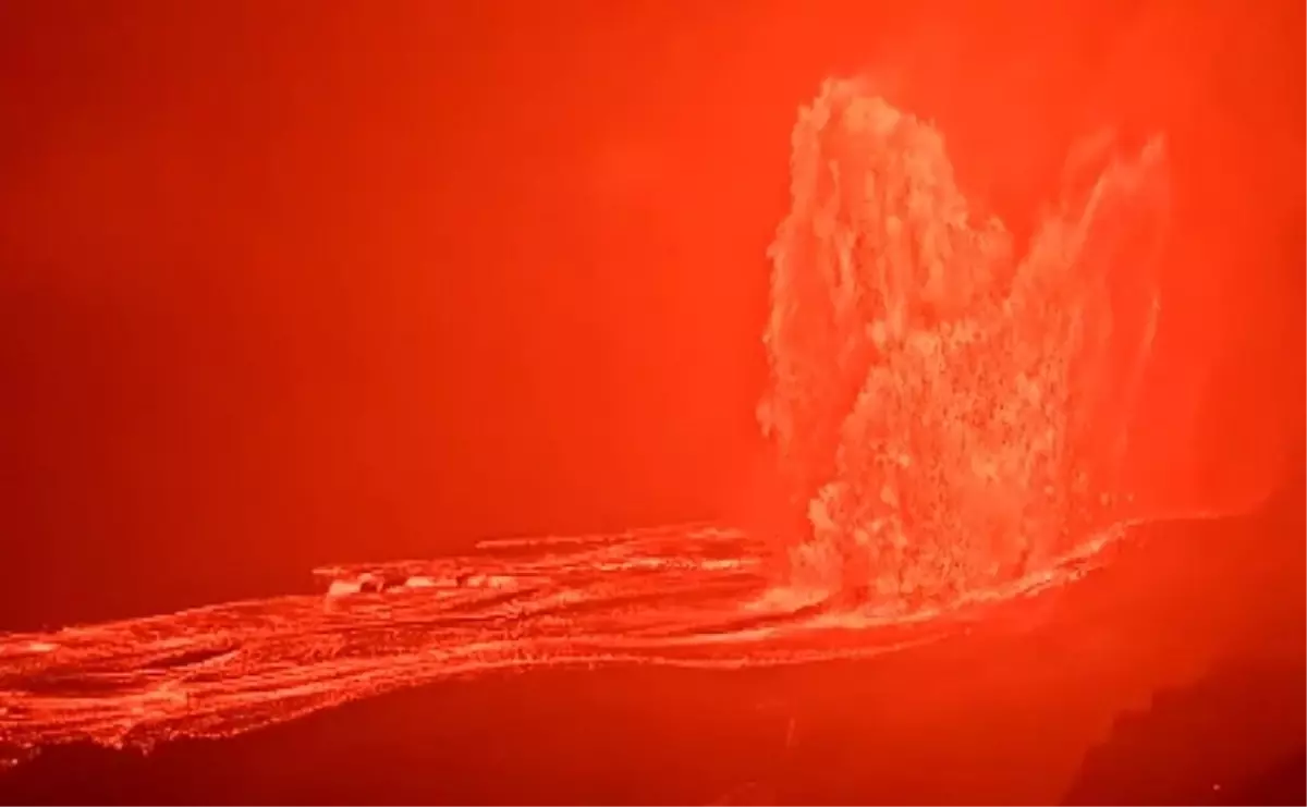 Hawaii\'deki Kilauea Yanardağı 39. Kez Patladı