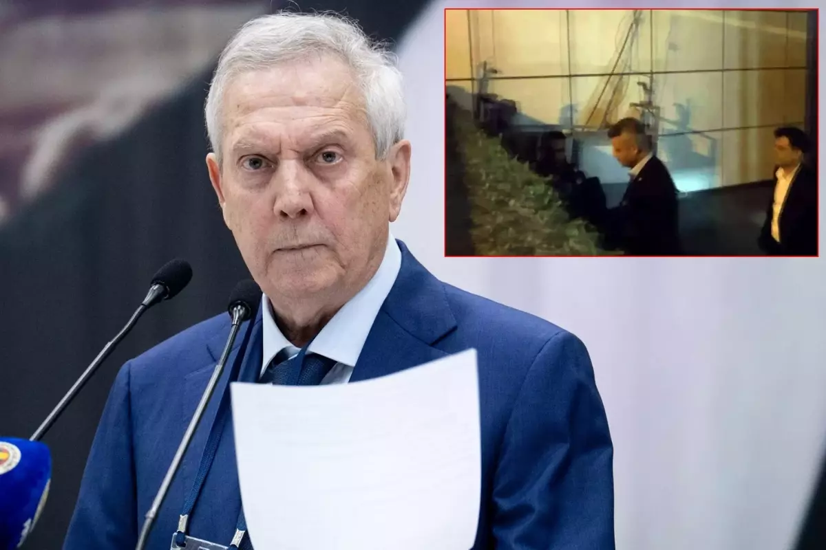 Ortalık yangın yeriyken Aziz Yıldırım bakın nerede ortaya çıktı