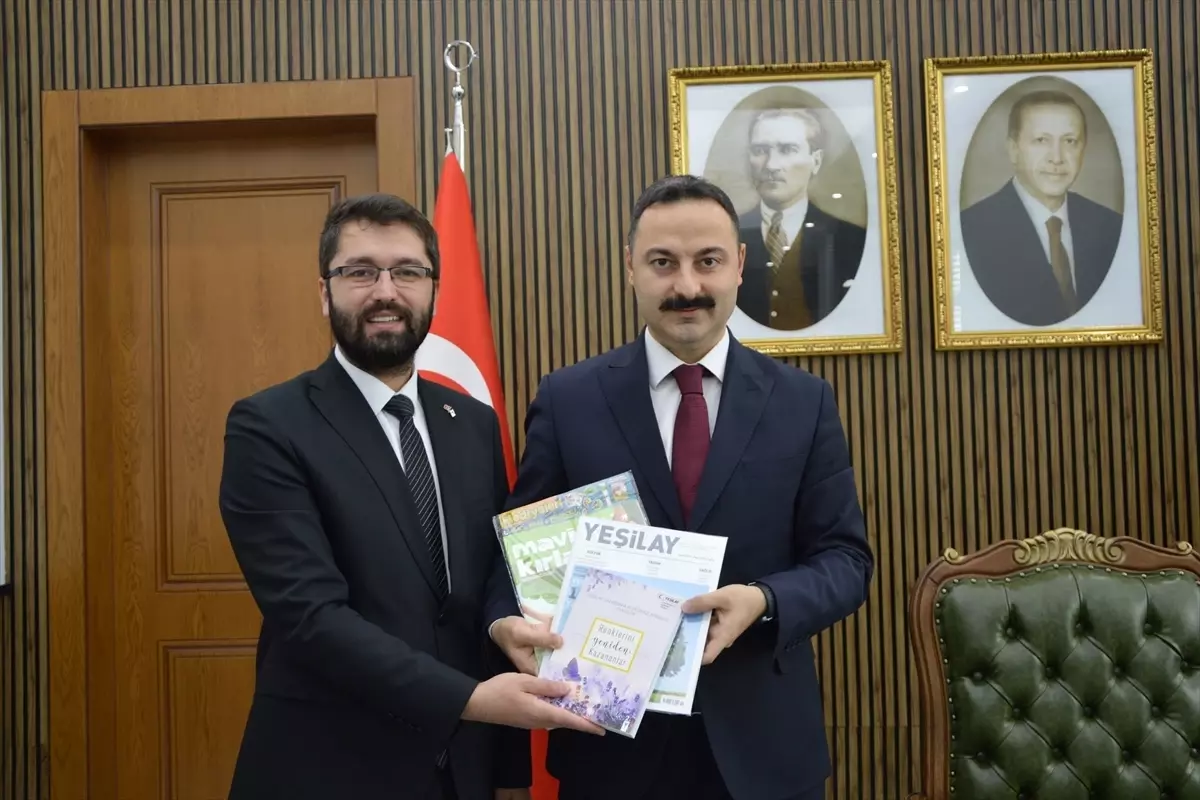 Yeşilay\'dan Havza Kaymakamı\'na Ziyaret