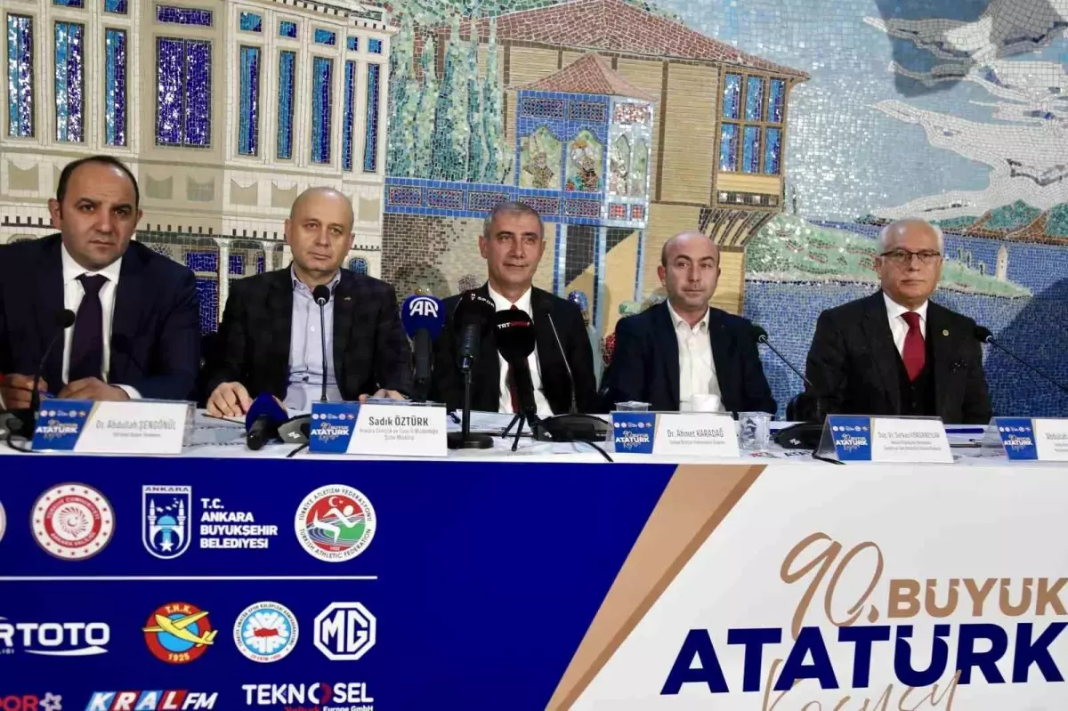 90. Büyük Atatürk Koşusu\'nun tanıtım toplantısı gerçekleştirildi