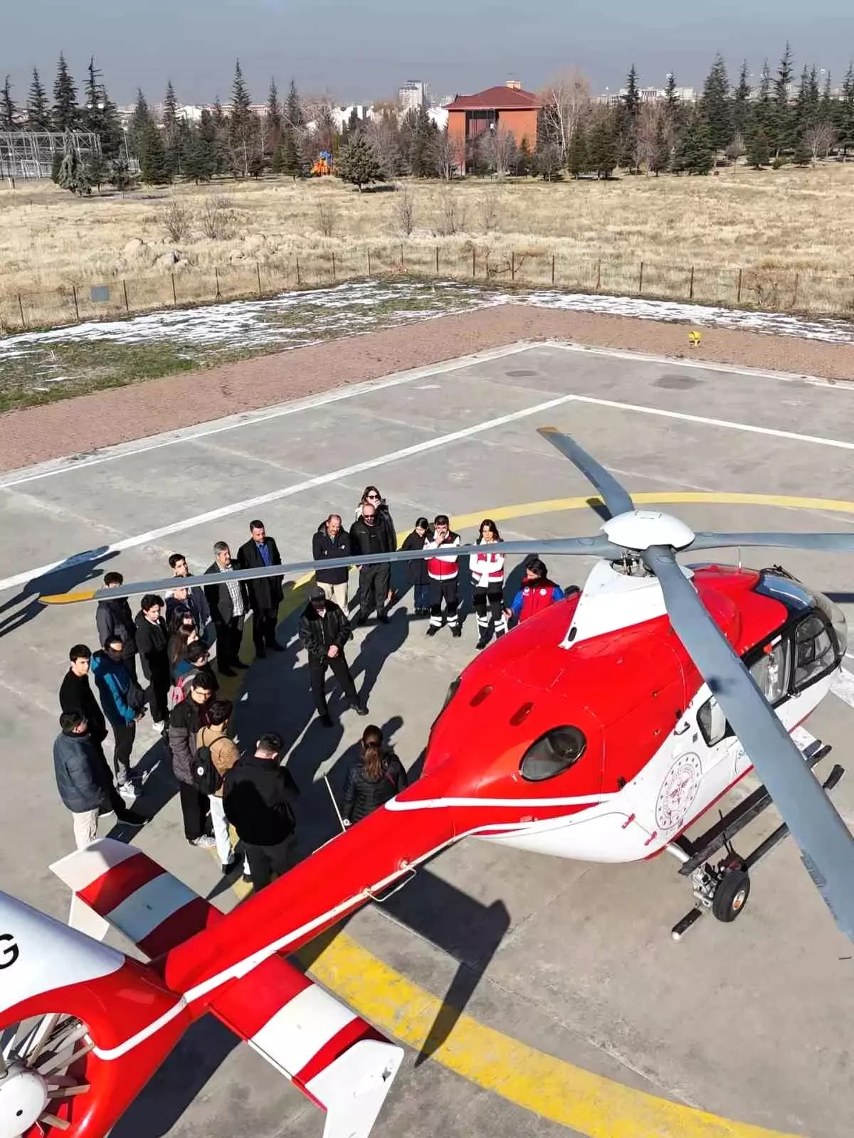 Başkan Büyükkılıç\'ın özel projesi Bilişim Akademisi\'nin öğrencileri, havacılık teknolojilerini yerinde inceledi