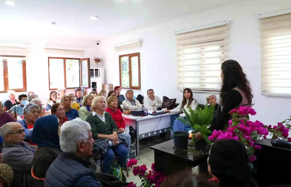 Büyükşehir Belediyesinden, yaş almış bireylere evde çiçek yetiştiriciliği eğitimi