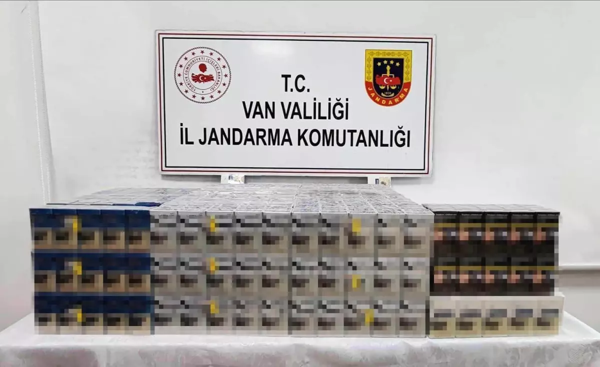 Van\'da 1230 Paket Kaçak Sigara Ele Geçirildi