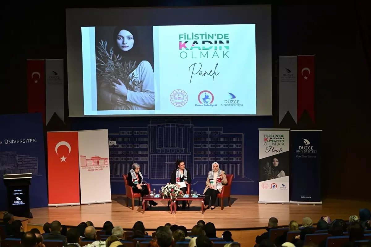 Düzce\'de \'Filistin\'de Kadın Olmak\' Paneli