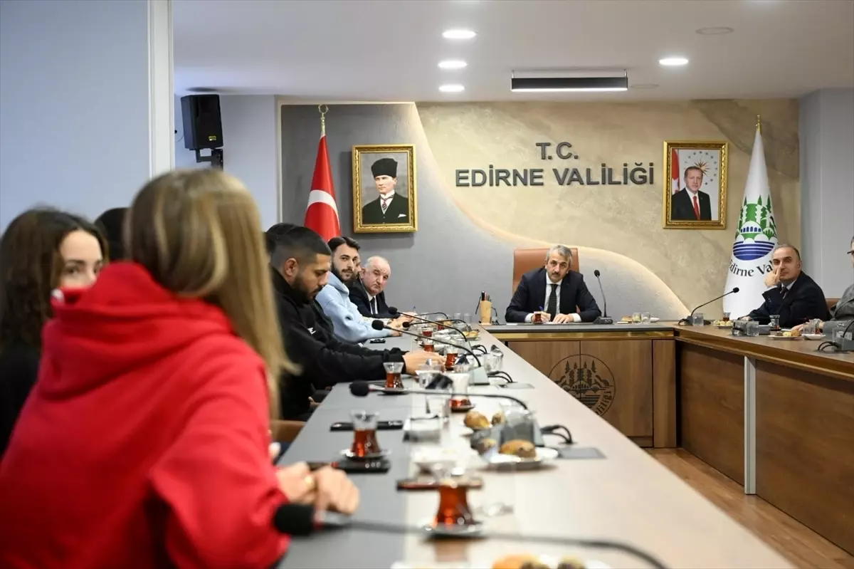 Edirne\'de Spor Projeleri Değerlendirildi