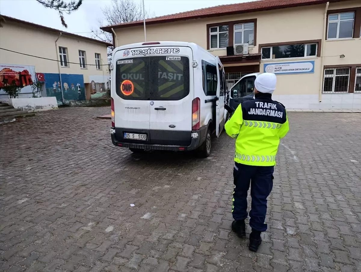 Merzifon\'da Okul Servis Denetimi