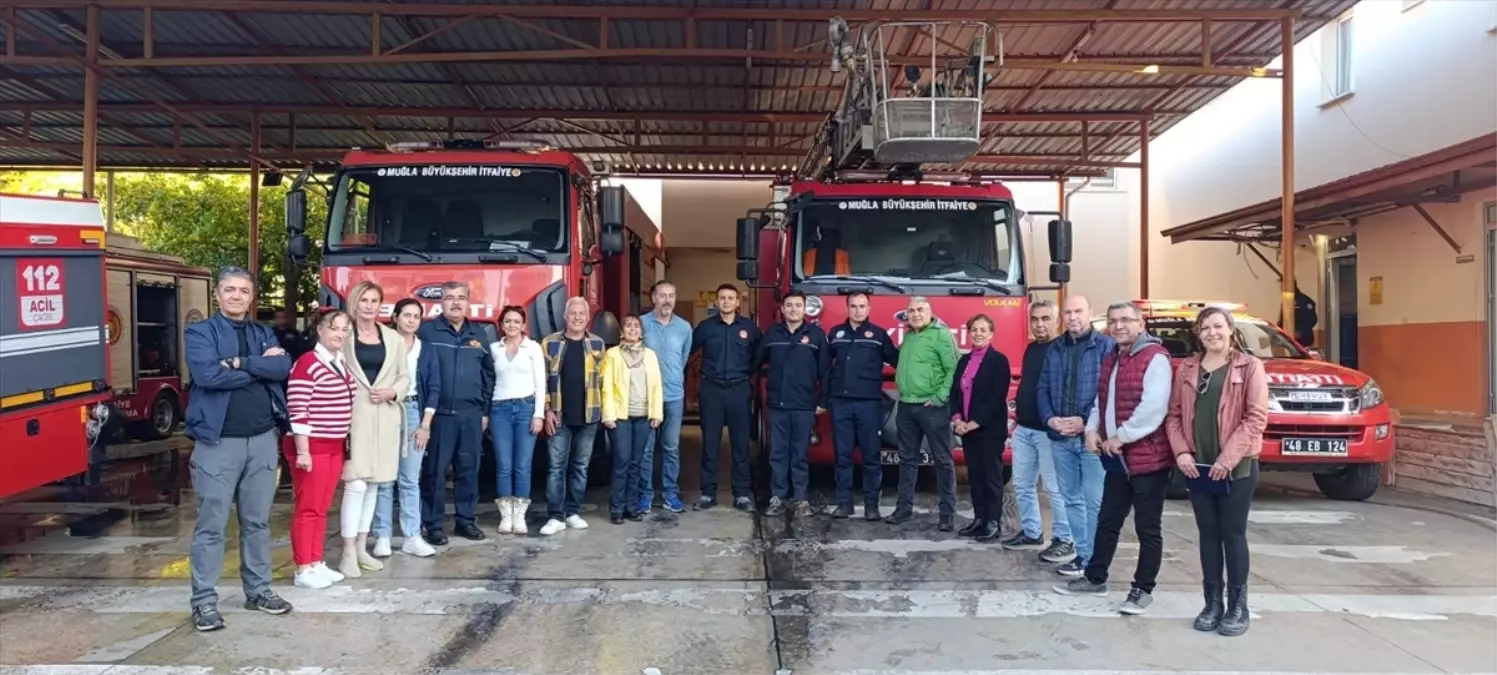 Muğla\'da Gönüllü İtfaiyecilik Eğitimleri Devam Ediyor