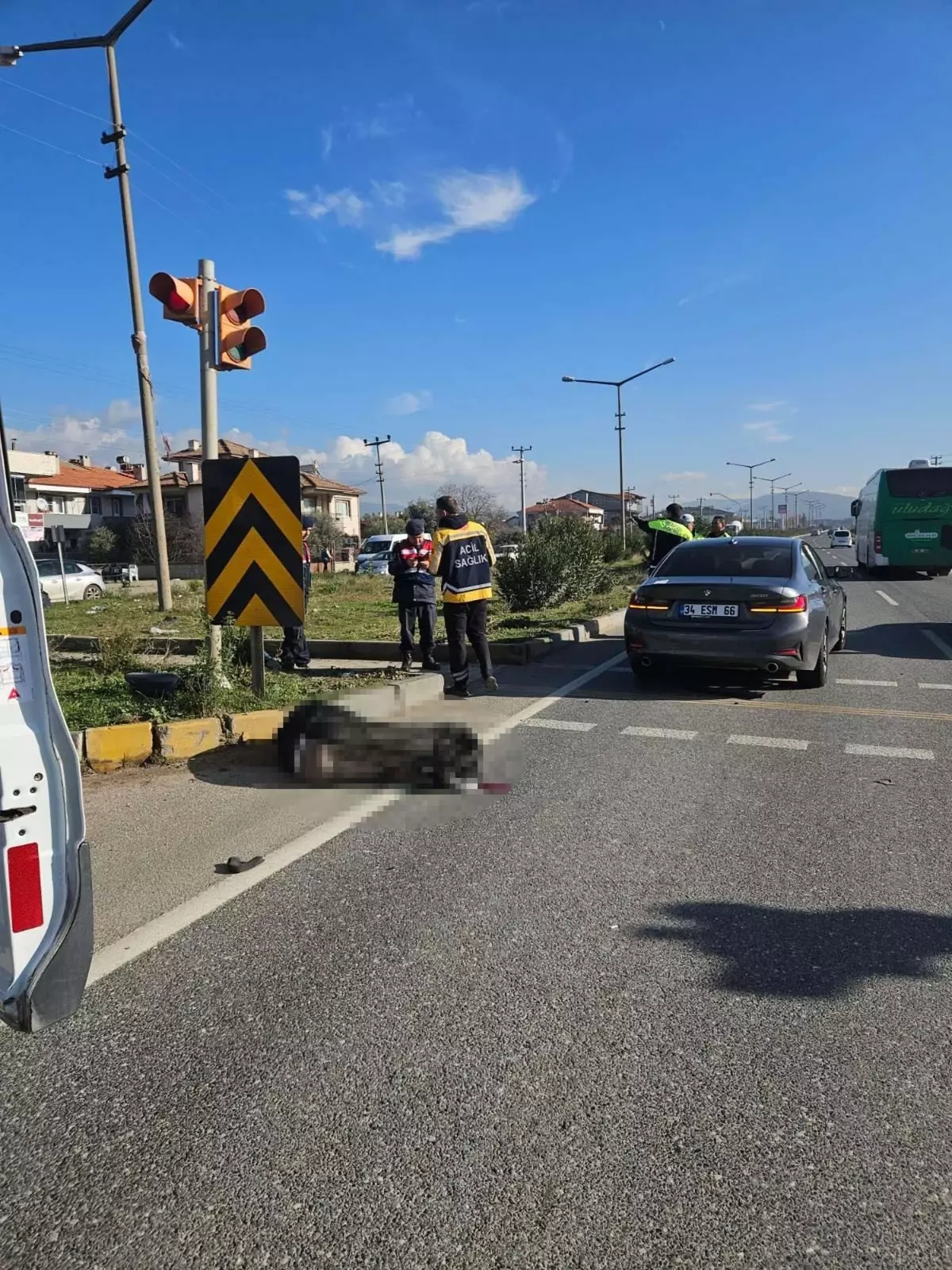 Menteşe\'de Trafik Kazası: Motosiklet Sürücüsü Hayatını Kaybetti
