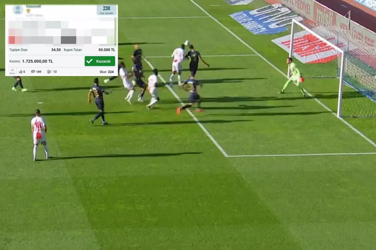 Ülkenin konuştuğu maçta şok kupon! 50 bin TL yatırdı, kazandığı para akıllara zarar