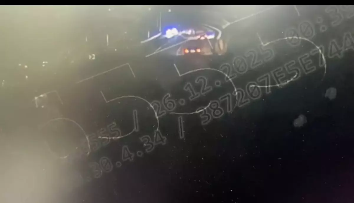 Hakkari\'de Kaza Anları Kamerada