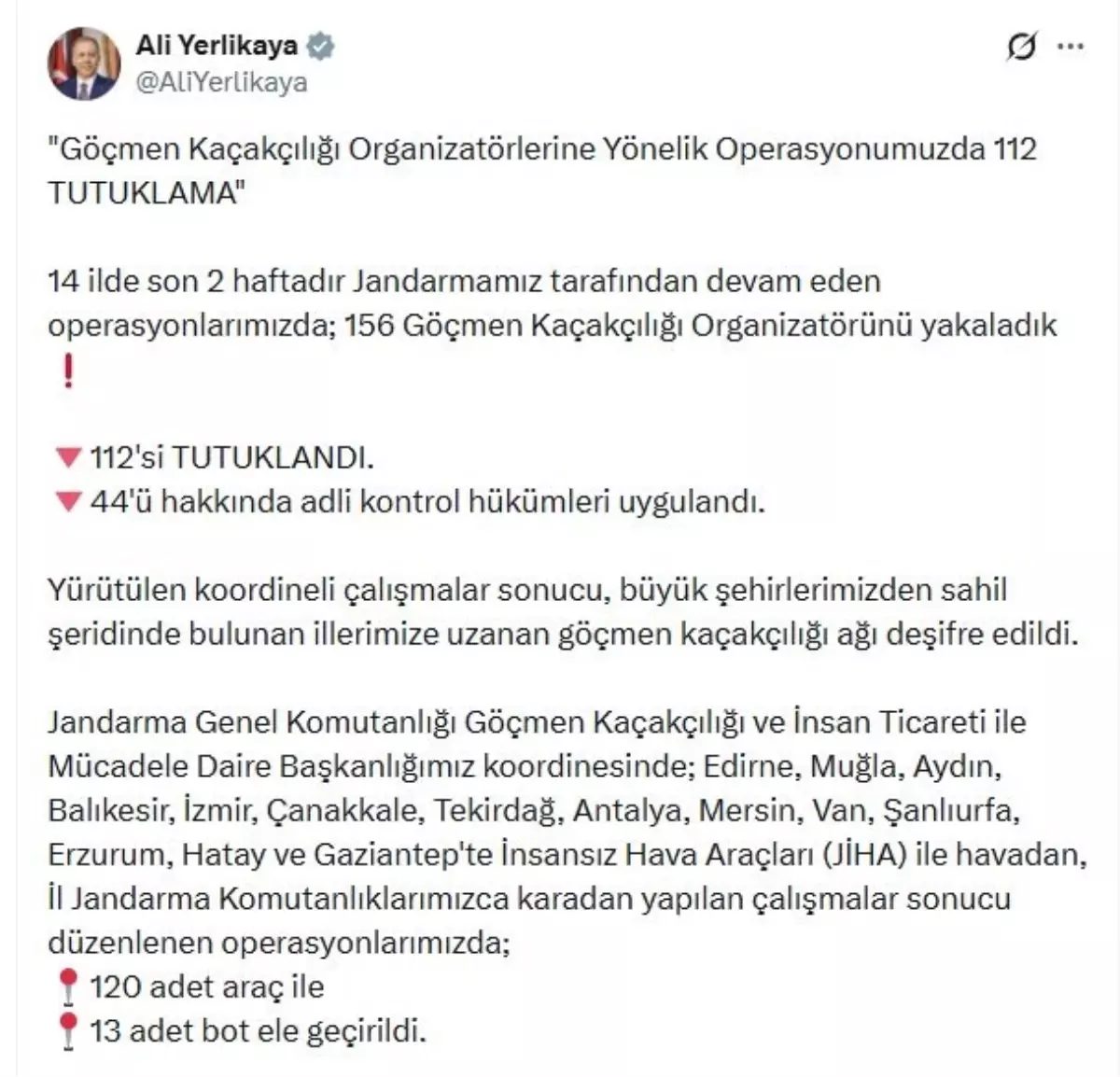 Göçmen Kaçakçılığına Büyük Darbe