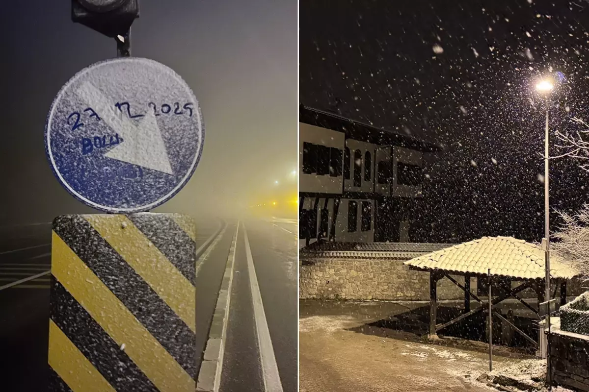 38 ilde sarı ve turuncu kodlu uyarı! İstanbul\'un yanı başında kar başladı