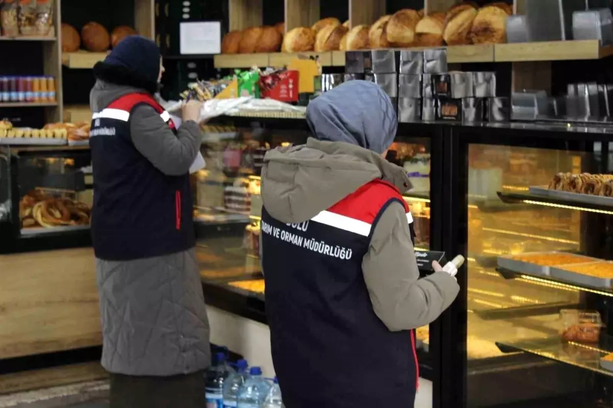 Bolu\'da Yılbaşı Öncesi Gıda Denetimleri