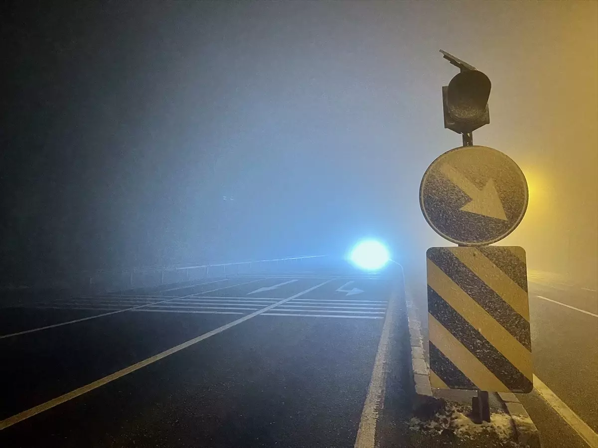 Bolu Dağı\'nda Kar Yağışı Başladı