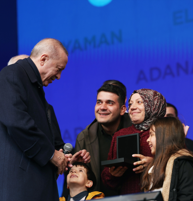 Hatay'da 455 bininci konut teslim töreni! Cumhurbaşkanı Erdoğan: Sözümüzü tutmanın onurunu yaşıyoruz