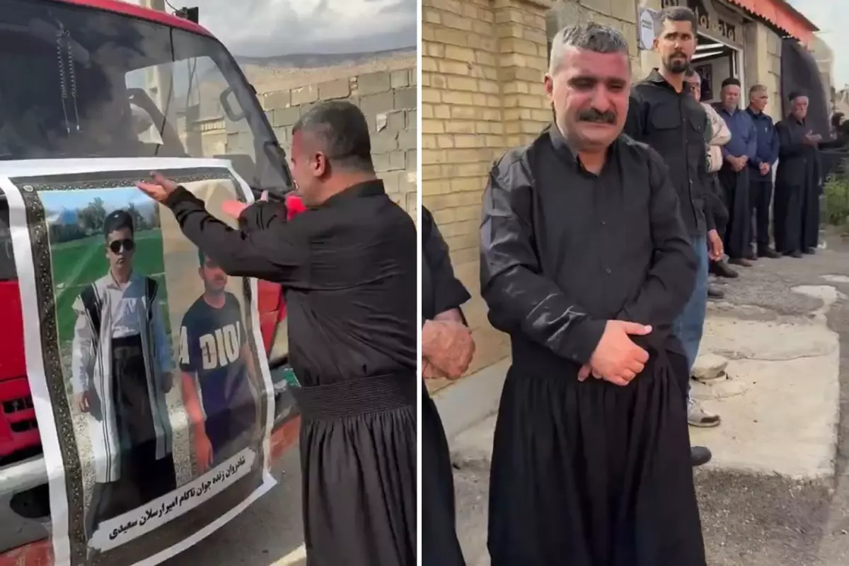 İki oğlunu kaybeden babanın yas ritüeli cenazeye damga vurdu