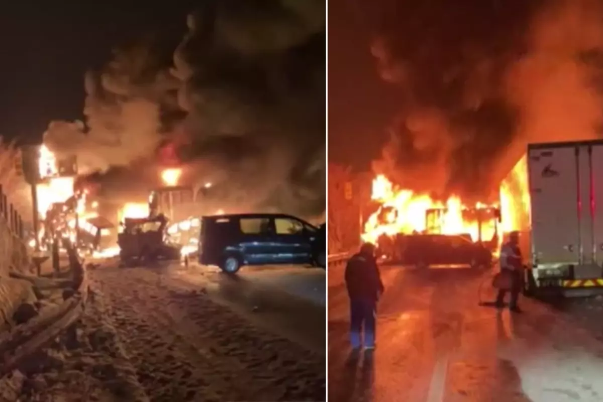 Japonya'da Zincirleme Kaza: 2 Ölü, 26 Yaralı