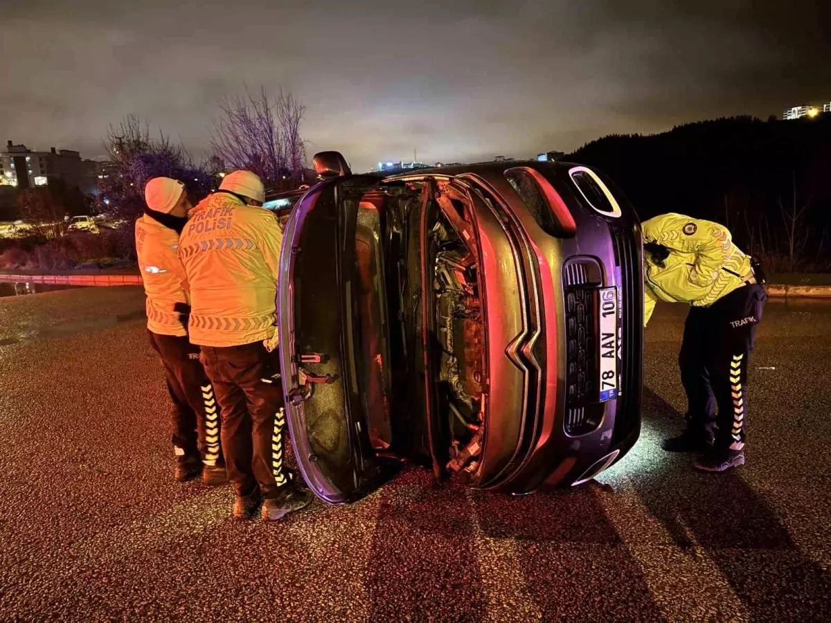 Karabük\'te Trafik Kazası: 1 Yaralı
