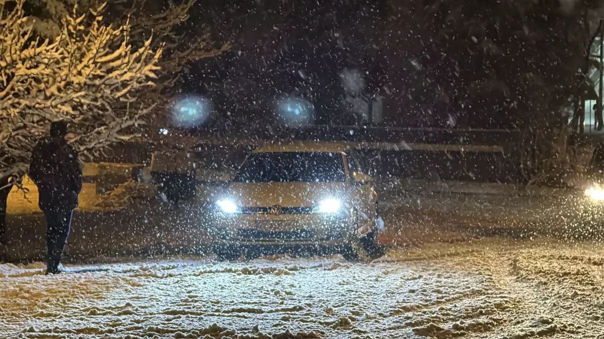 Karabük\'te Yoğun Kar Yağışı