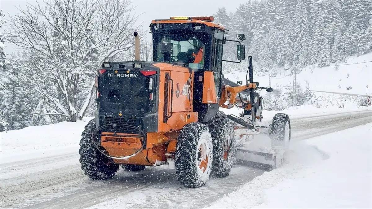 Kastamonu\'da Yoğun Kar Yağışı