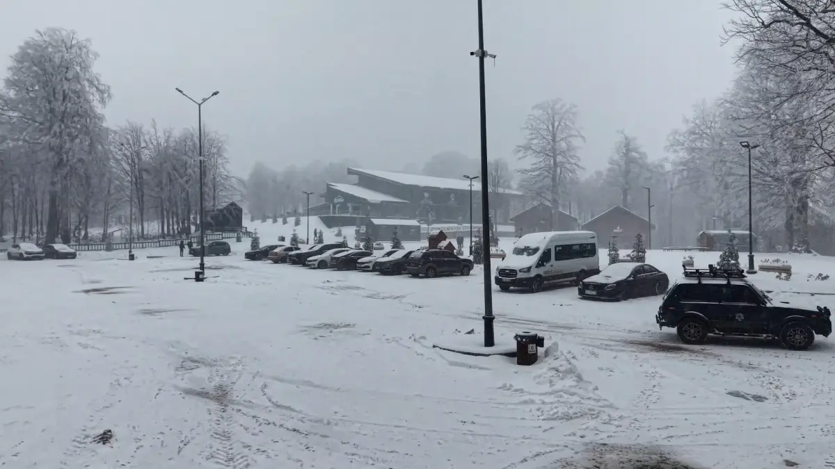 Kuzuyayla Beyaza Büründü