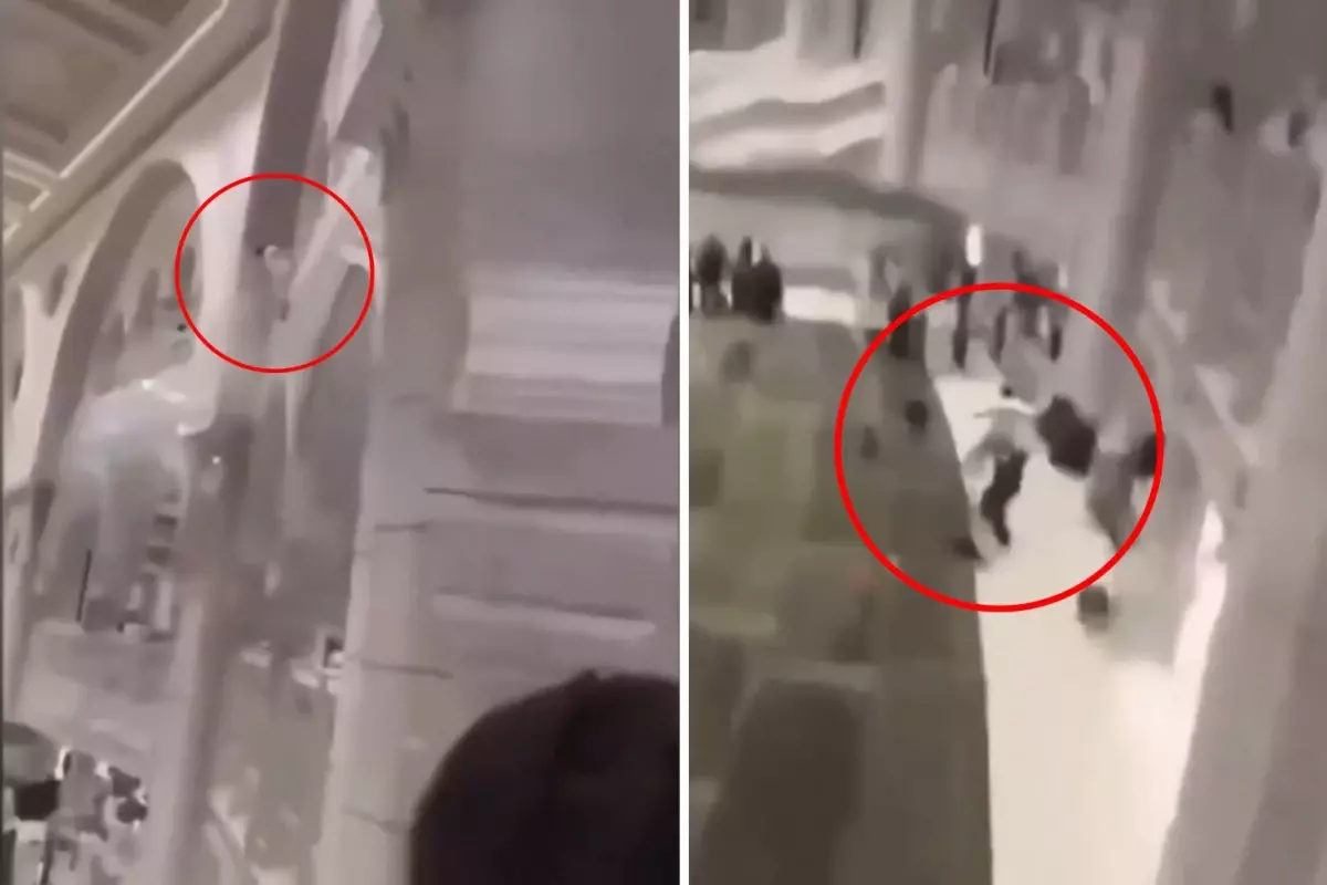 Mescid-i Haram\'da korkunç olay! Kendini adeta kalkan yaptı