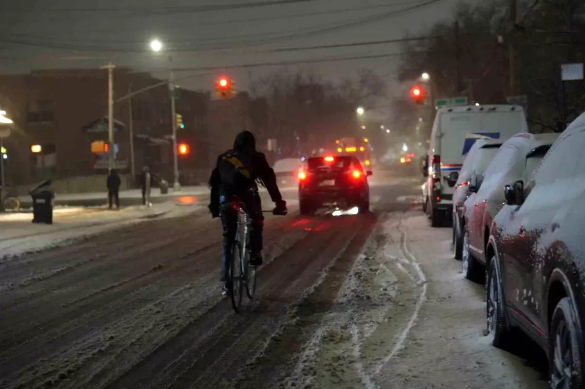 Şiddetli Kar Fırtınası ABD\'yi Vurdu