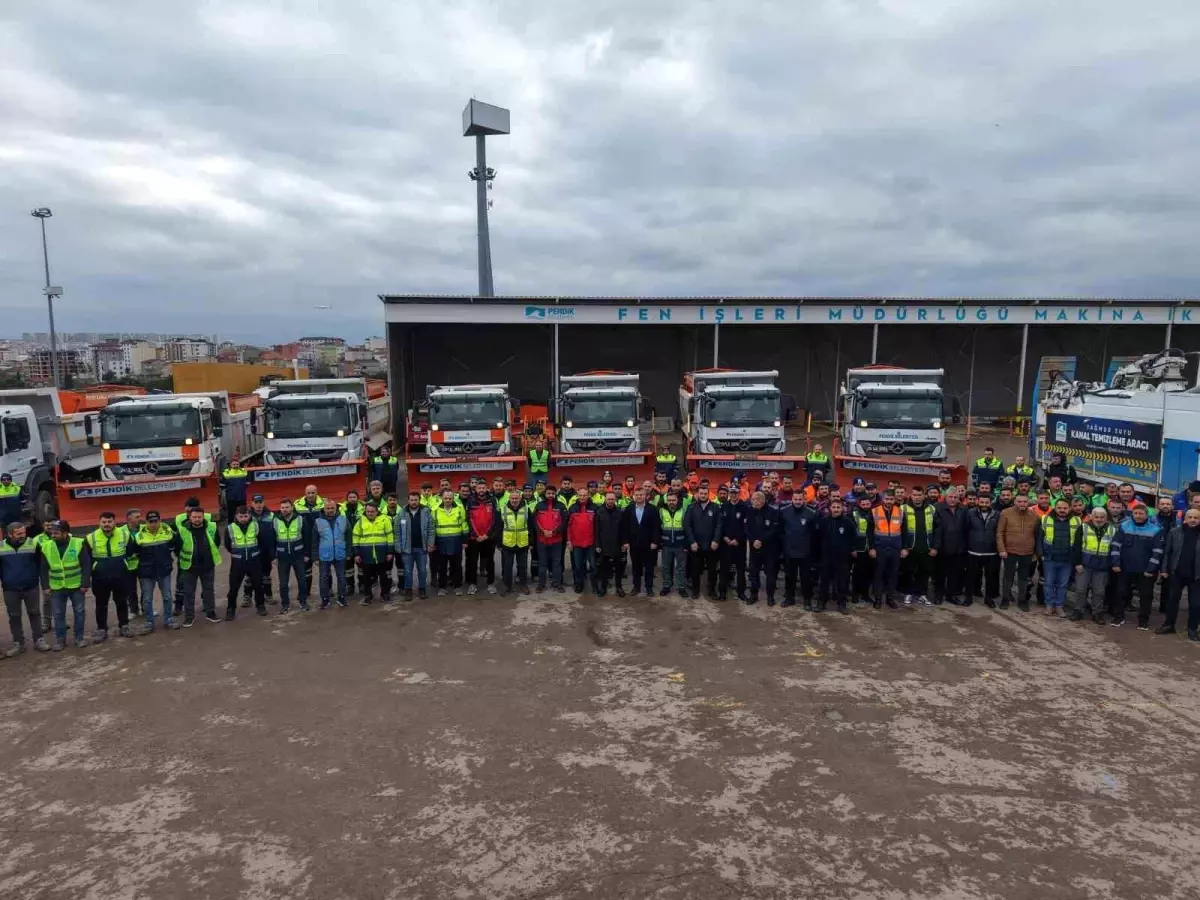 Pendik kışa hazır: Belediye ekipleri teyakkuzda