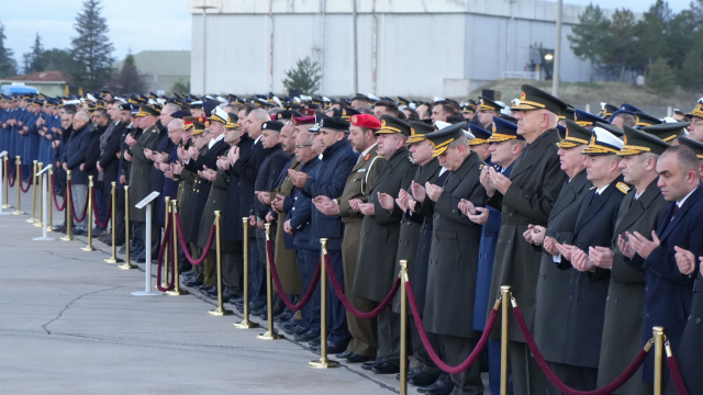 Uçak kazasında hayatını kaybeden Libya heyeti resmi törenle ülkelerine uğurlandı