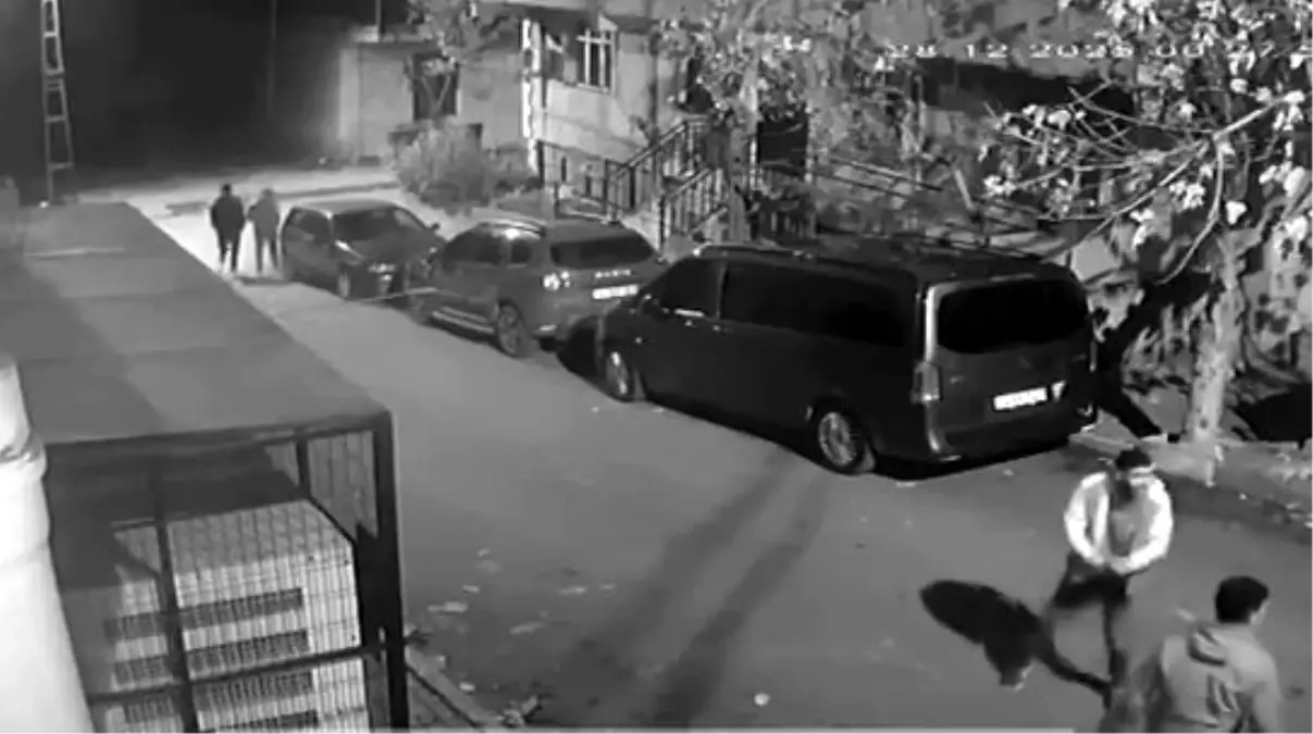 Sokakta Araç Aynalarına Tekme