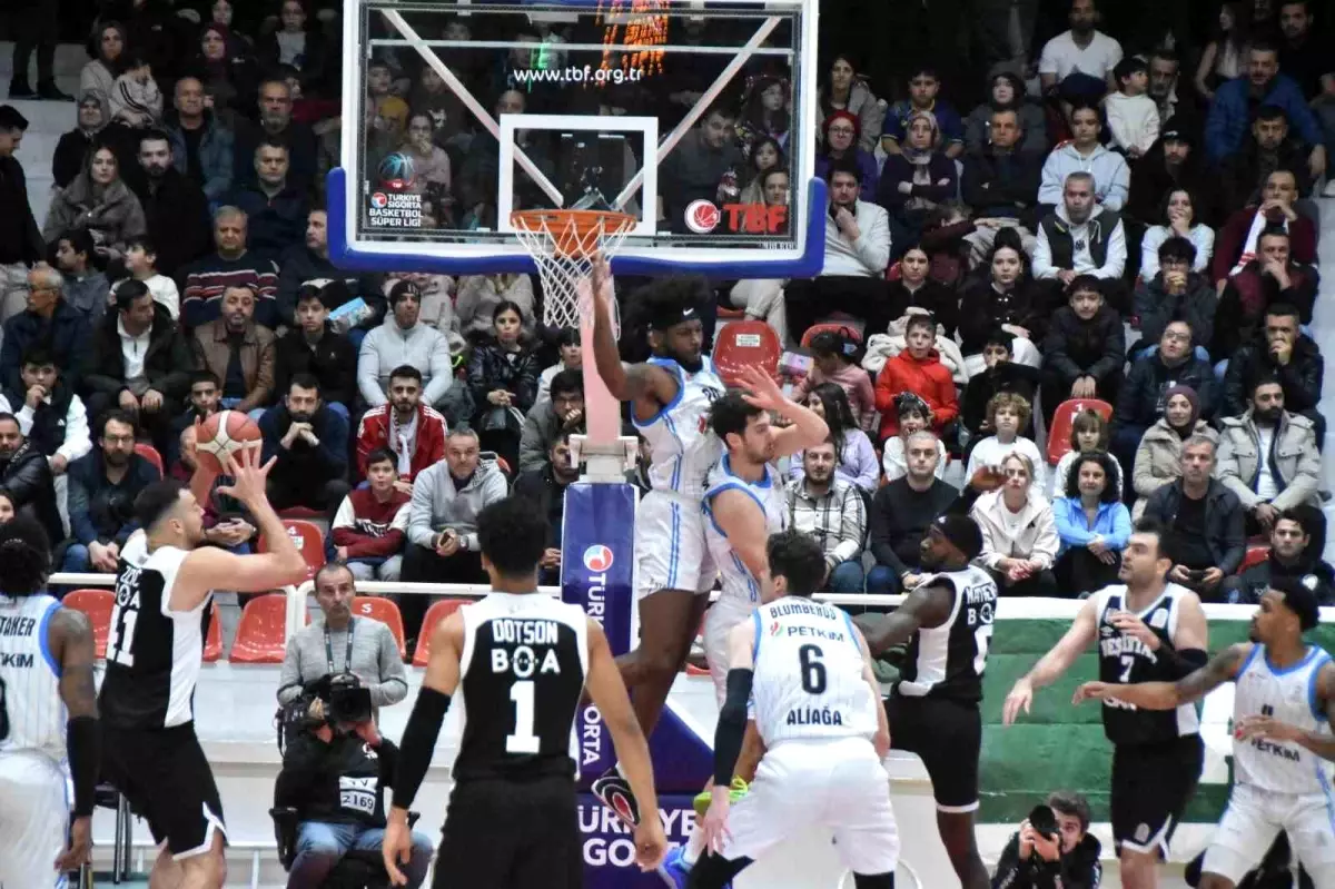 Basketbol Süper Ligi: Aliağa Petkimspor: 72 Beşiktaş: 75