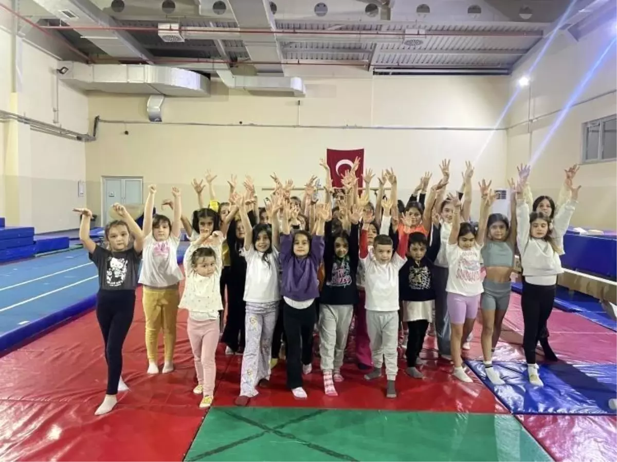 Bilecik\'te Cimnastik Antrenmanlarına Yoğun İlgi
