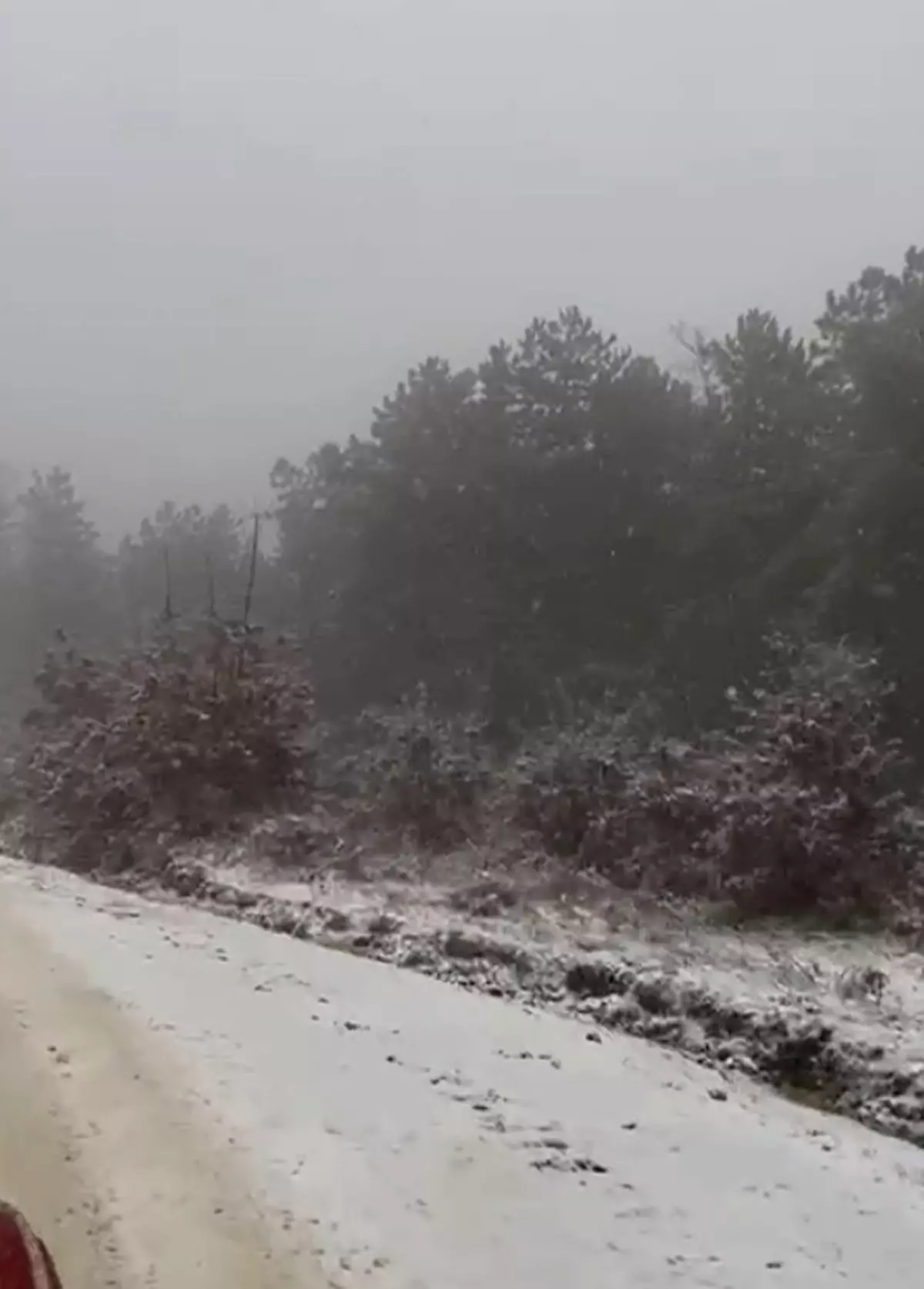 Çanakkale\'ye İlk Kar Yağışı