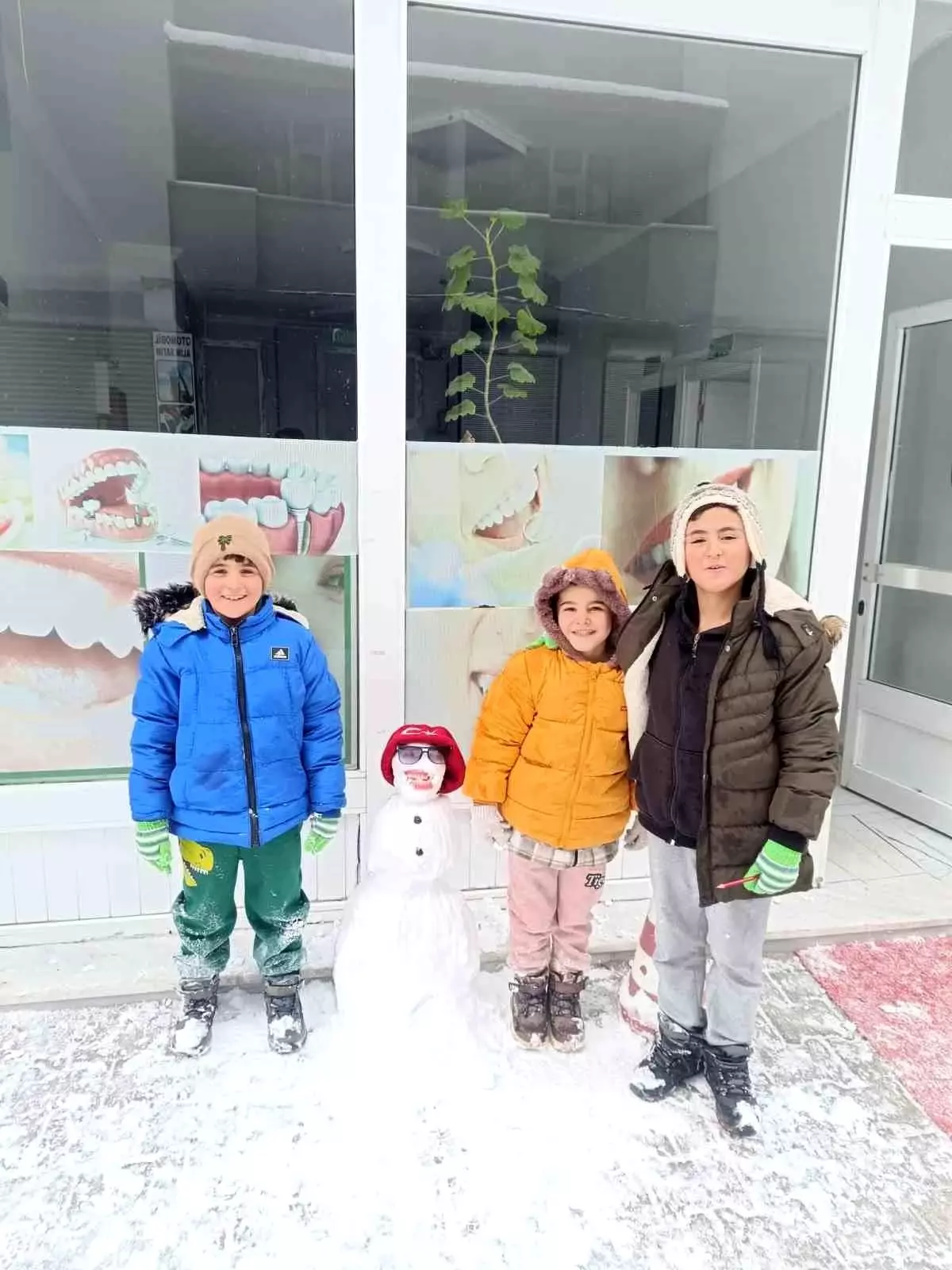 Diyadin\'de Kar Eğlencesi