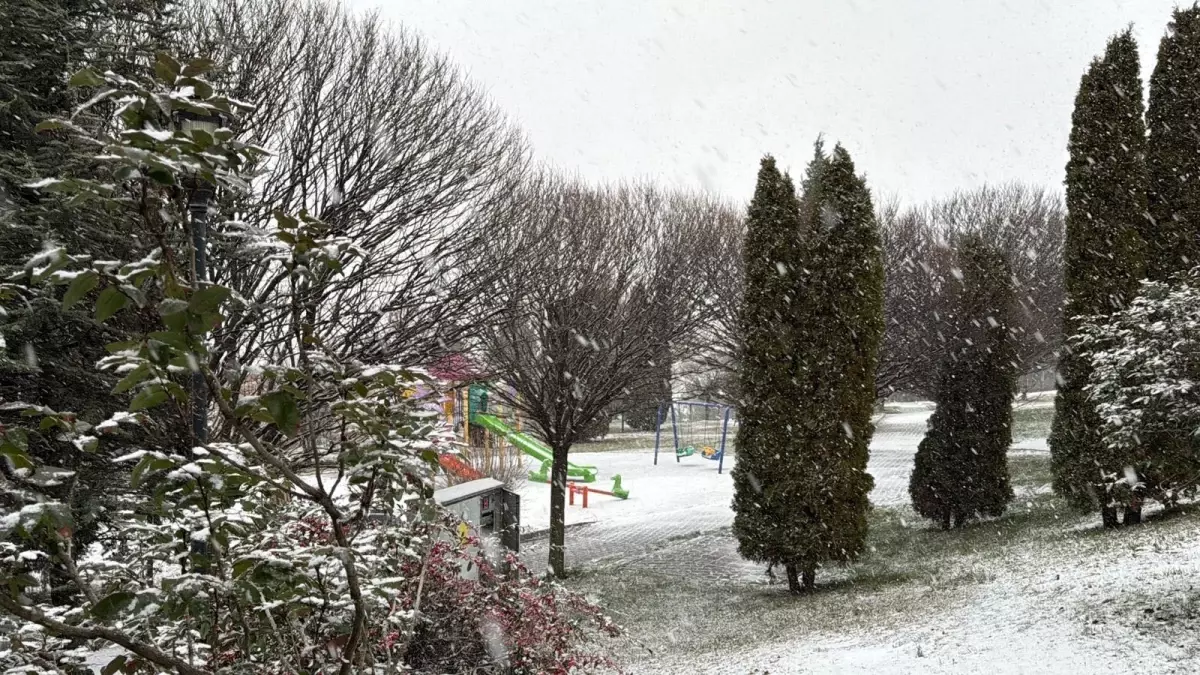 Eskişehir\'de Kar Yağışı Etkili Oldu