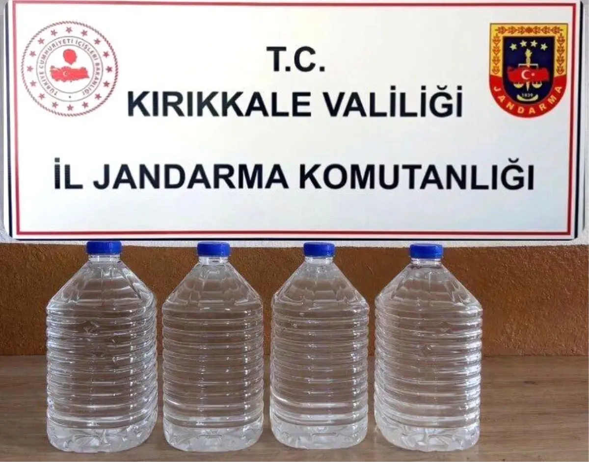 Kırıkkale\'de 20 Litre Kaçak Etil Alkol Ele Geçirildi