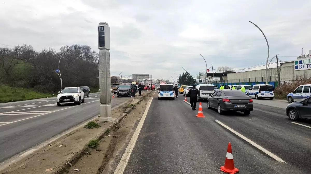 Çerkezköy\'de Zincirleme Kaza: 1 Yaralı