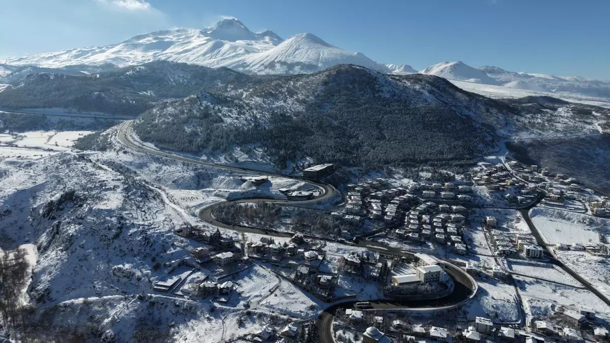 Kayseri\'de Kar Manzaraları