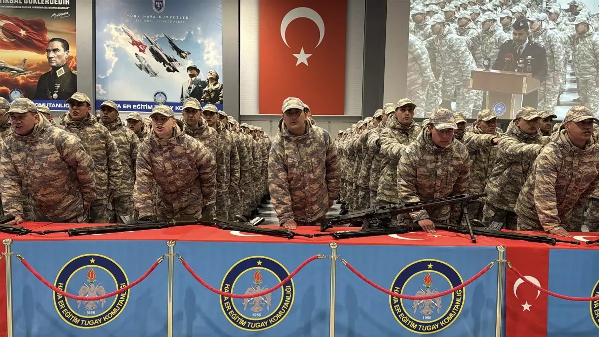 Kütahya\'da havacı erler yemin etti